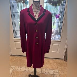 St. John Collection embellished red jacket